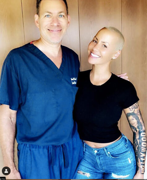 Amber Rose with Dr. Diamond