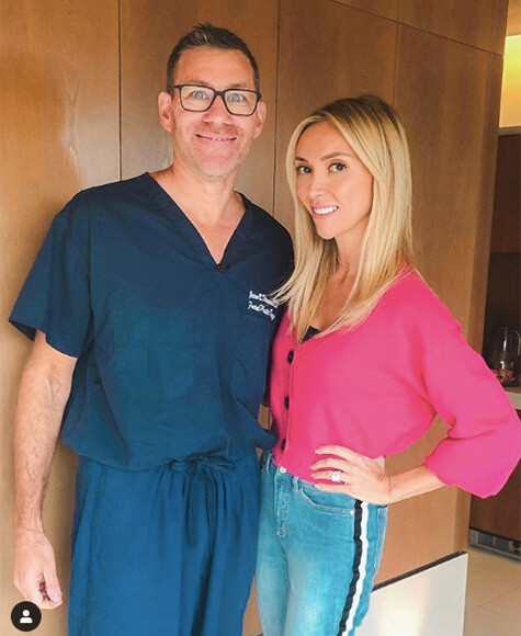 Giuliana Rancic with Dr. Diamond