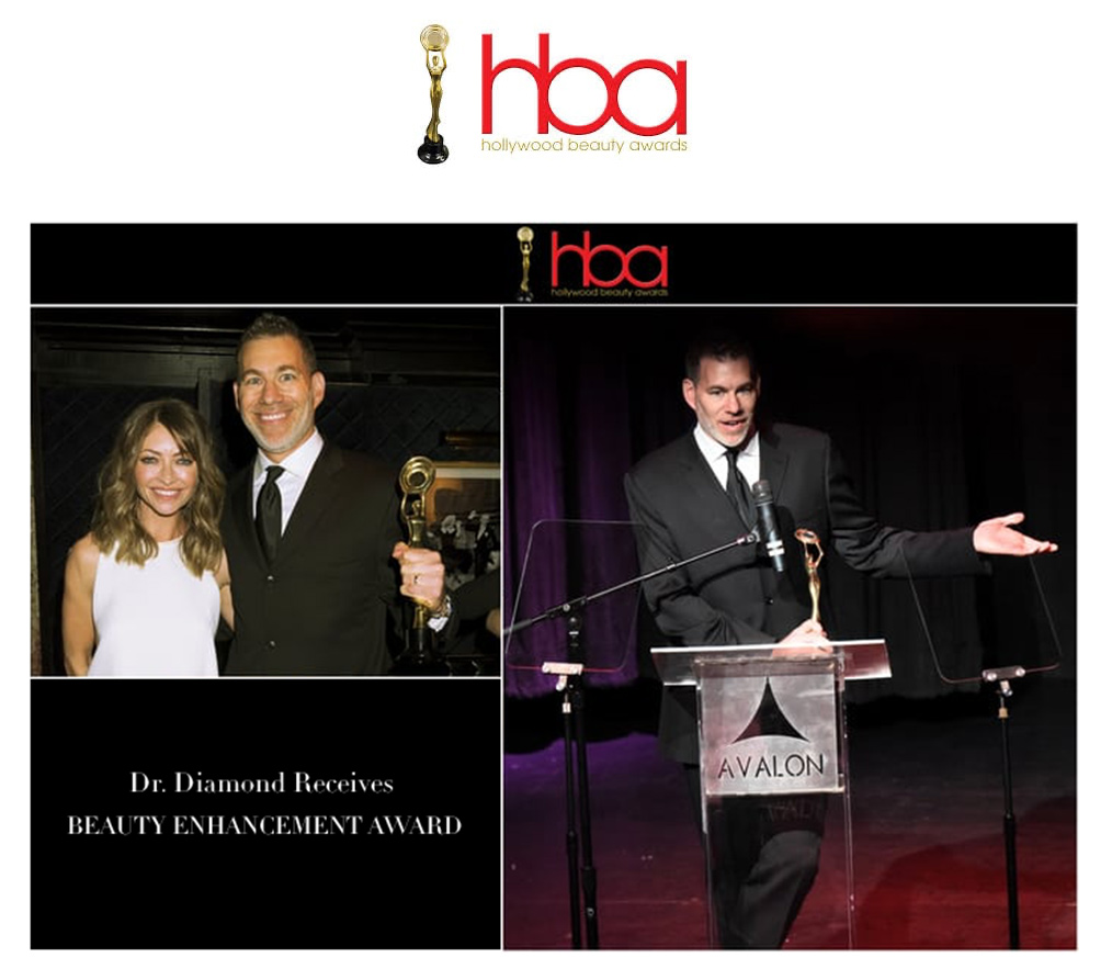 Hollywood Beauty Awards, Dr. Diamond receives beauty enhancement award