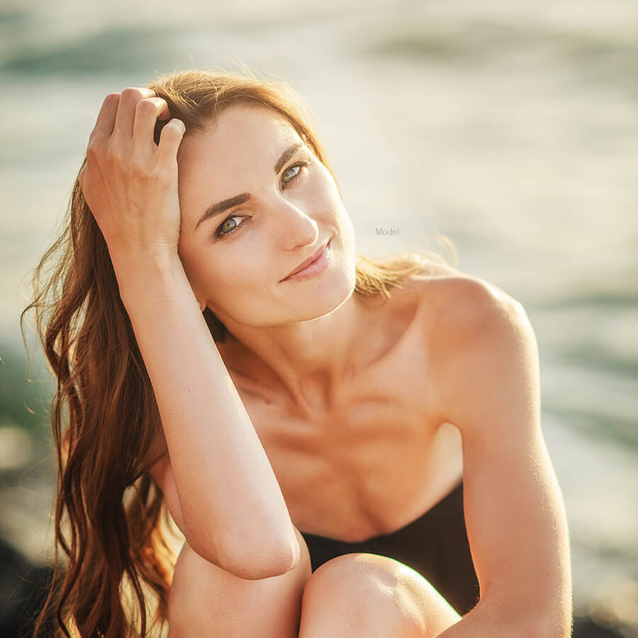 Woman at the beack