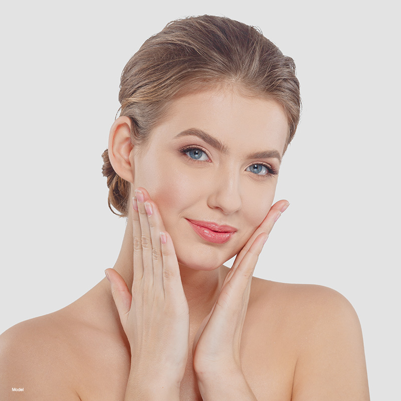 Young woman with nice skin