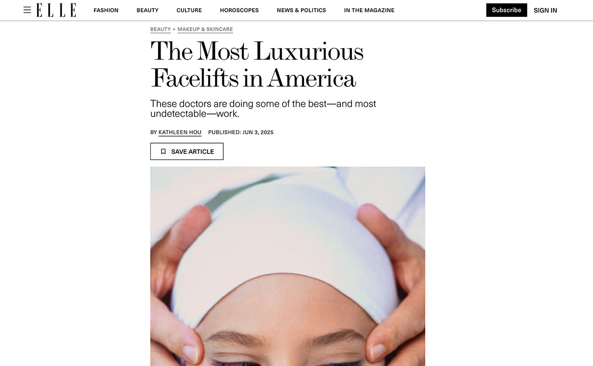 Elle web article
